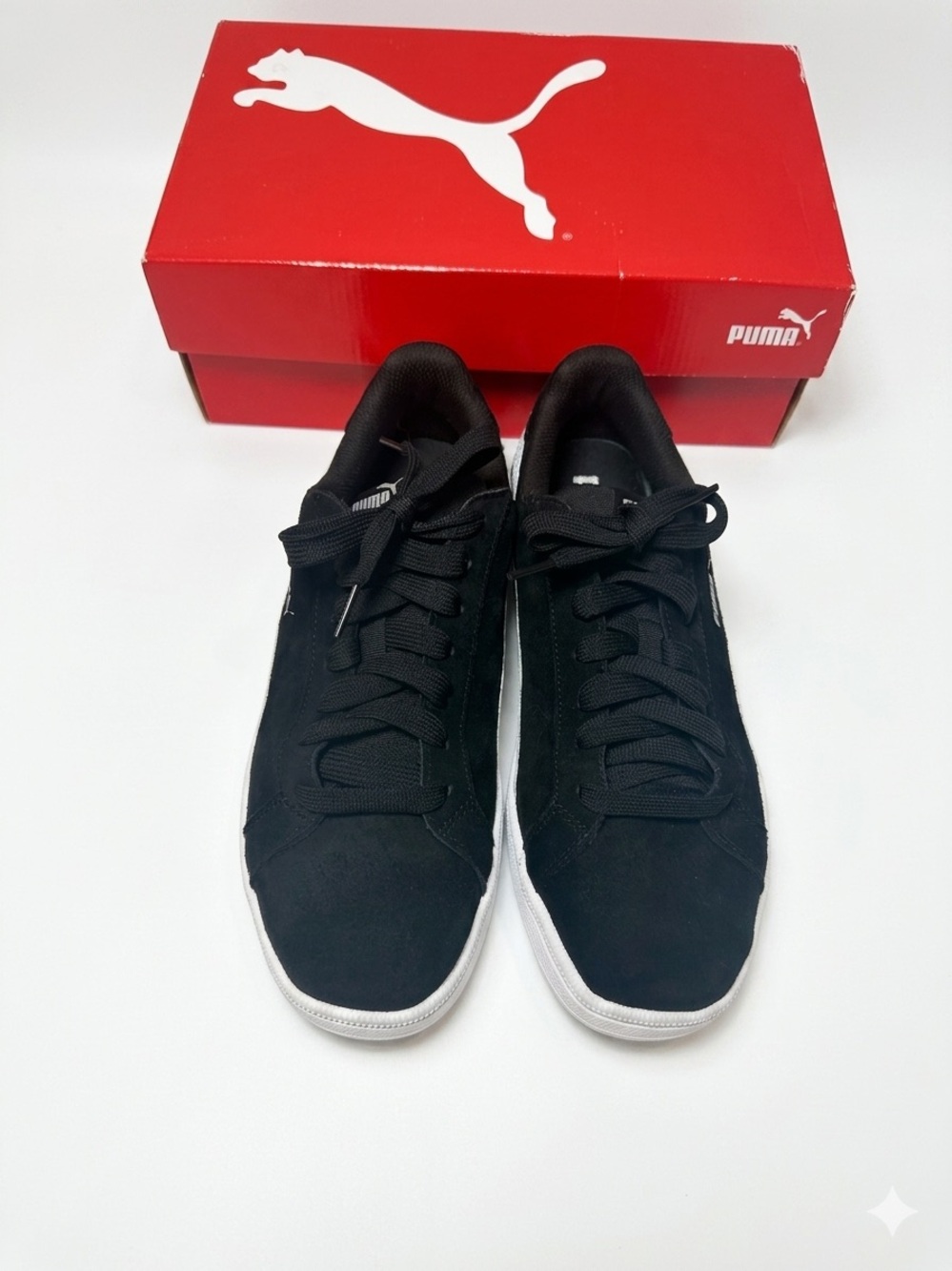 Puma Suede Classic XXI - Black / White Size 9 - Picture 6 of 8